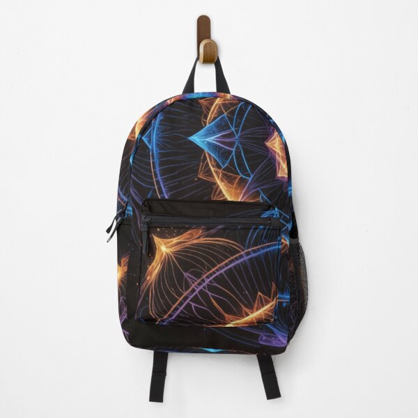 Item preview, Neon Psychedelic Mandala Sacred Geometry Art designed and sold by artwithai25.