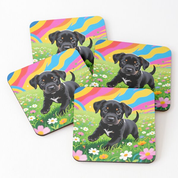 Item preview, Puppy dog playing in a field.  designed and sold by Nomad-Maynard.