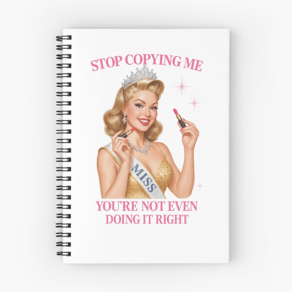 Item preview, Stop Copying Me You're Not Even Doing It Right, Funny Vintage Woman  designed and sold by MamaSweetea.