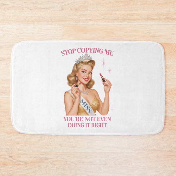 Item preview, Stop Copying Me You're Not Even Doing It Right, Funny Vintage Woman  designed and sold by MamaSweetea.