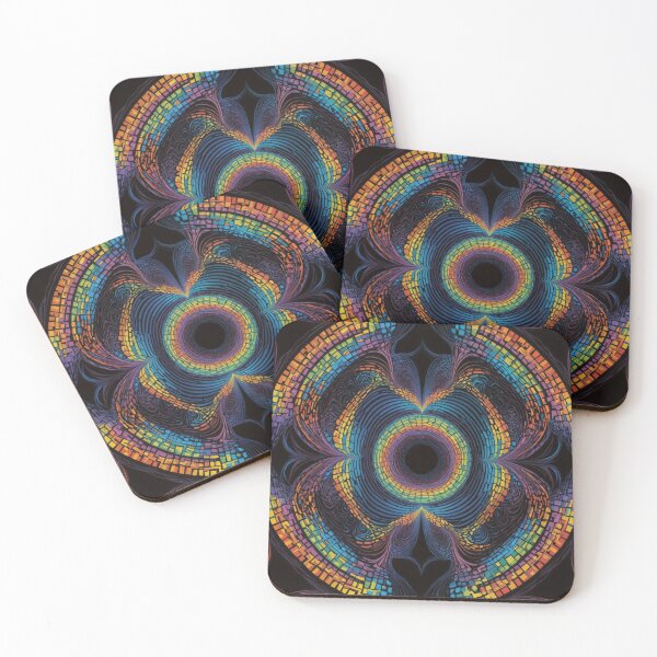 Item preview, Psychedelic Rainbow Tunnel Abstract Trippy Vortex designed and sold by artwithai25.