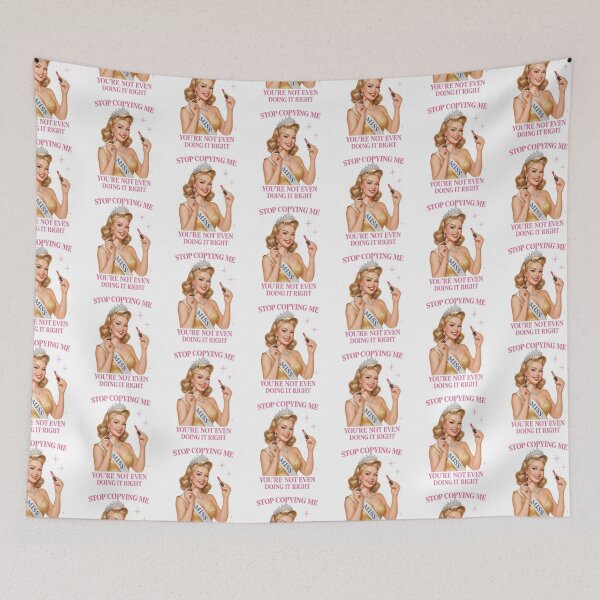 Item preview, Stop Copying Me You're Not Even Doing It Right, Funny Vintage Woman  designed and sold by MamaSweetea.