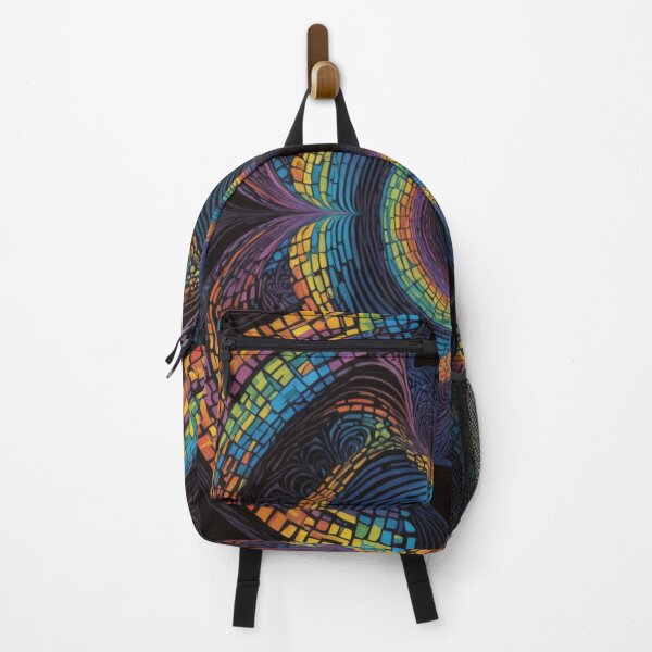 Item preview, Psychedelic Rainbow Tunnel Abstract Trippy Vortex designed and sold by artwithai25.
