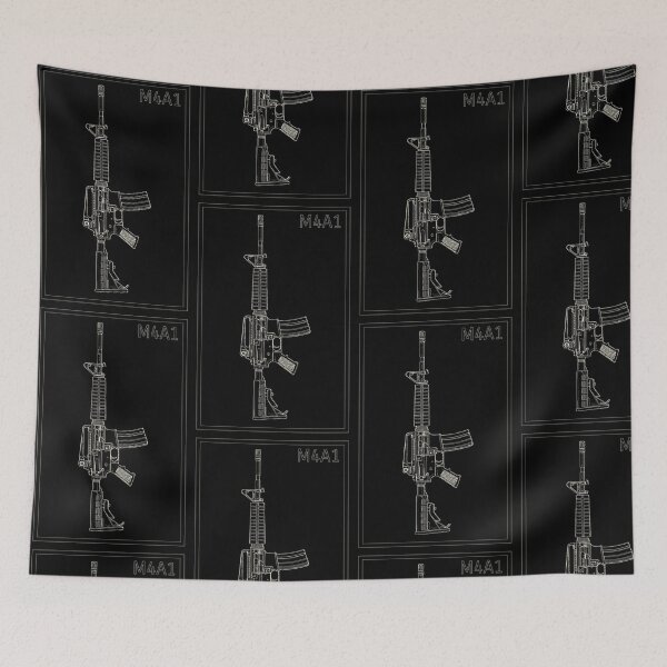 Item preview, M4A1 Assault Rifle Blueprint designed and sold by RetroPrintsUS.
