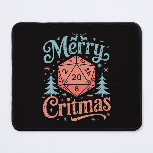 Item preview, Merry Critmas 20 Sided Dice RPG Christmas Holiday Board Game designed and sold by Minoloinan.