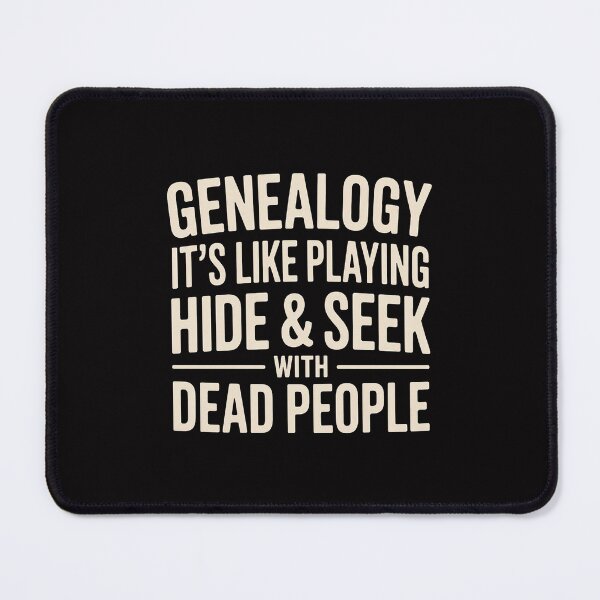 Item preview, Men's Genealogy playing hide & Seek, Genealogist gift designed and sold by Minoloinan.