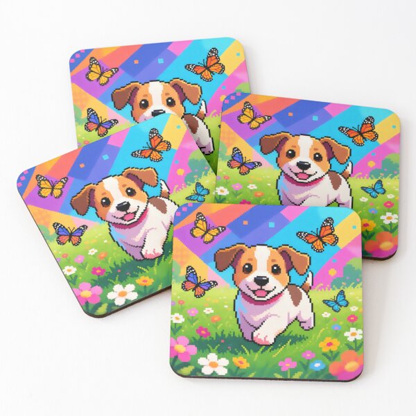 Item preview, Puppy dog playing in a field.  designed and sold by Nomad-Maynard.