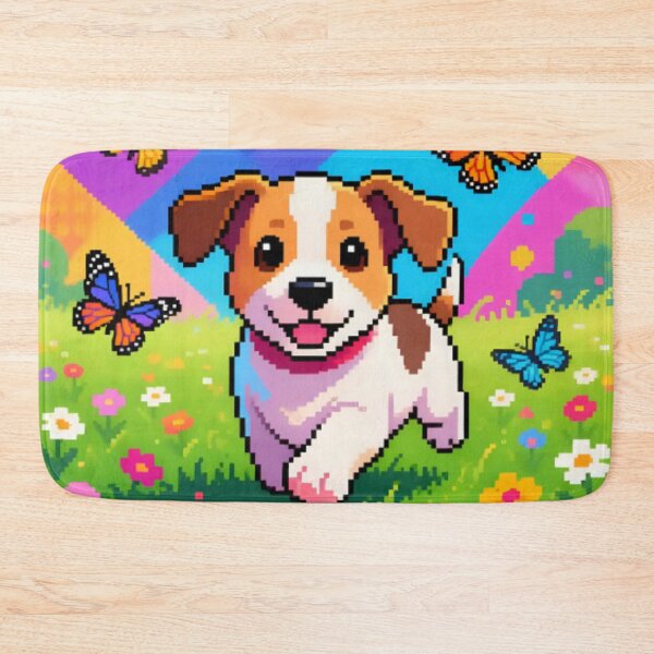 Item preview, Puppy dog playing in a field.  designed and sold by Nomad-Maynard.