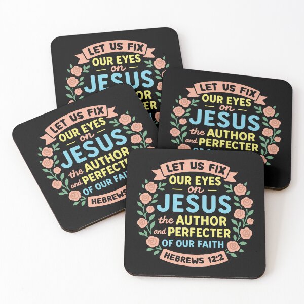 Item preview, Hebrews 12:2 Let Us Fix Our Eyes On Jesus designed and sold by plushism.