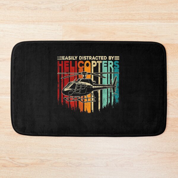 Item preview, Retro Helicopter Aviation Easily Distracted by Helicopters designed and sold by MerchDeviant.