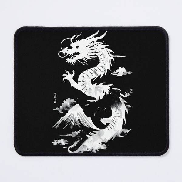 Item preview, Mytical Dragon Anime Japanese Chinese Korean Ink Sumi-E Art Desing designed and sold by blacksealstudio.