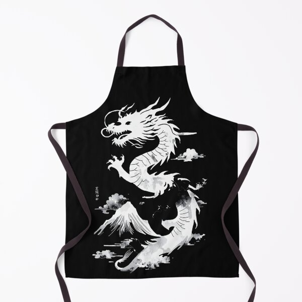 Item preview, Mytical Dragon Anime Japanese Chinese Korean Ink Sumi-E Art Desing designed and sold by blacksealstudio.