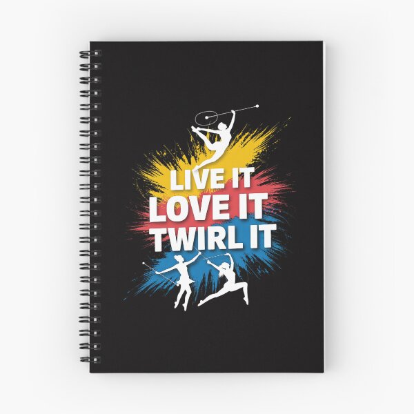 Item preview, Live It Love It Twirl It - Baton Twirling Twirler Dancing designed and sold by Minoloinan.