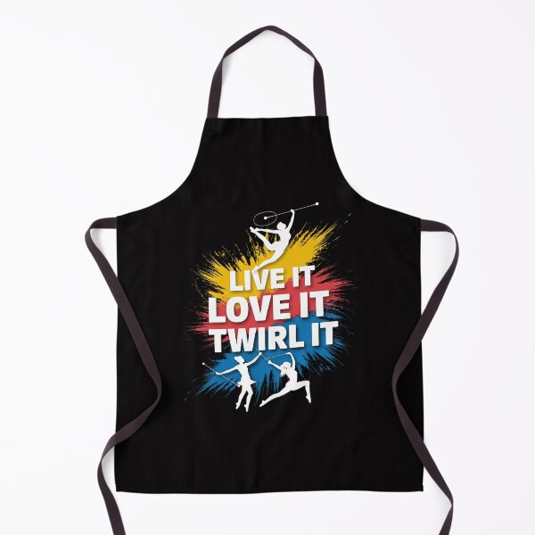 Item preview, Live It Love It Twirl It - Baton Twirling Twirler Dancing designed and sold by Minoloinan.