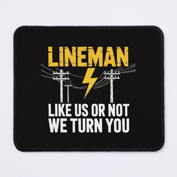 Item preview, Lineman Art For Men Dad Electronics Humor Electrician designed and sold by Minoloinan.