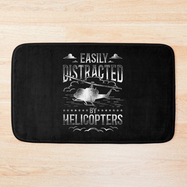 Item preview, Helicopter Pilot Vintage Easily Distracted By Helicopters designed and sold by MerchDeviant.