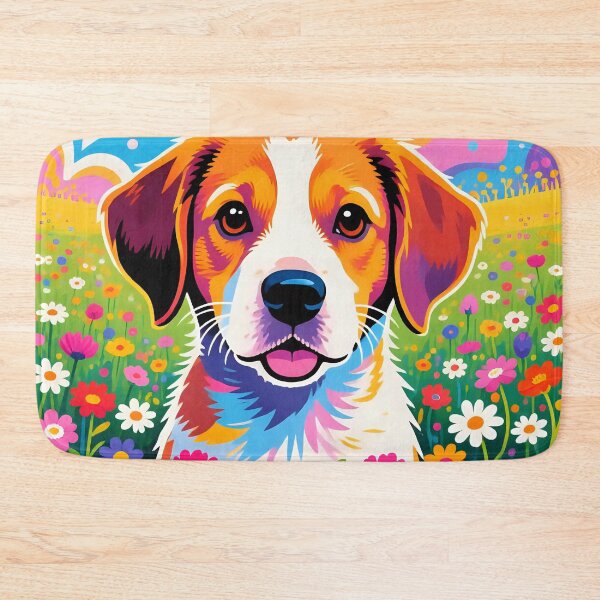 Item preview, Puppy dog playing in a field.  designed and sold by Nomad-Maynard.