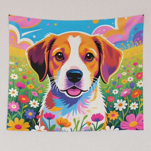 Item preview, Puppy dog playing in a field.  designed and sold by Nomad-Maynard.