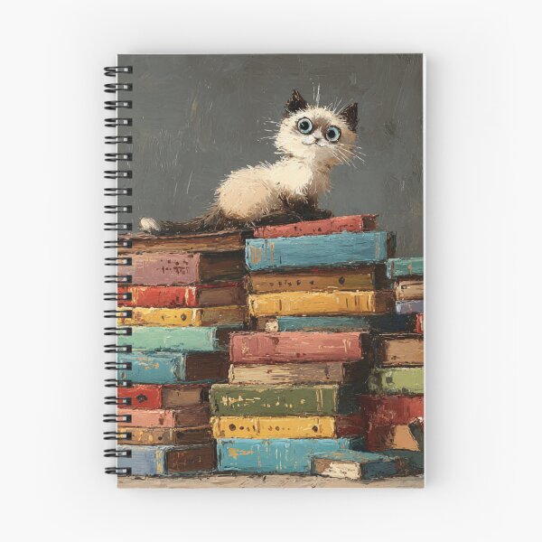 Item preview, Book Tower Cat – Playful Reading Cat Artwork for Book & Cat Lovers  | Cat Lover | Book Lover | Gift idea designed and sold by VieUnique.