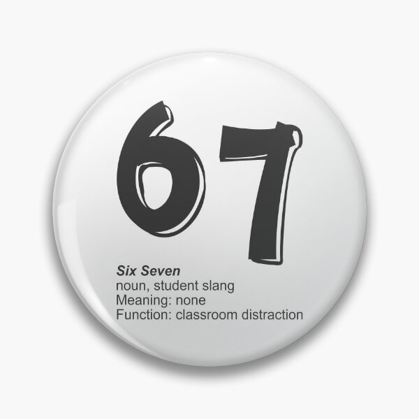 Item preview, Six Seven – Student Slang designed and sold by ForcePrint.