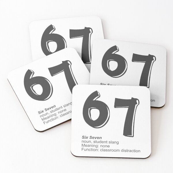 Item preview, Six Seven – Student Slang designed and sold by ForcePrint.