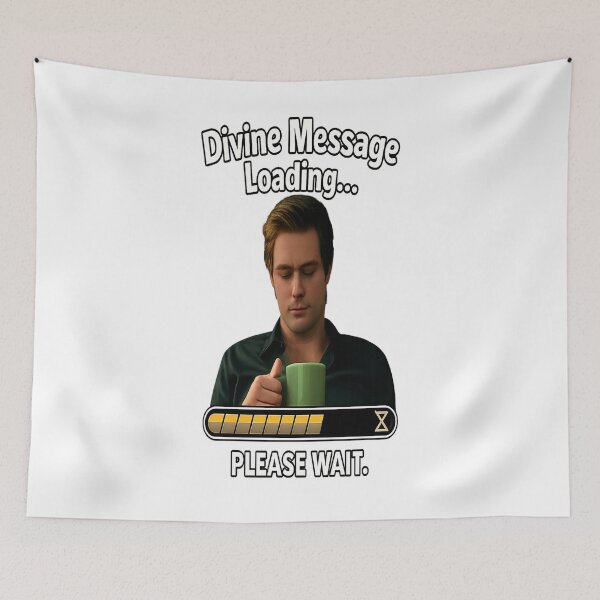 Item preview, Divine Message Loading – Funny Coffee Meme Design  Sarcastic Humor Art designed and sold by FernandsOficial.