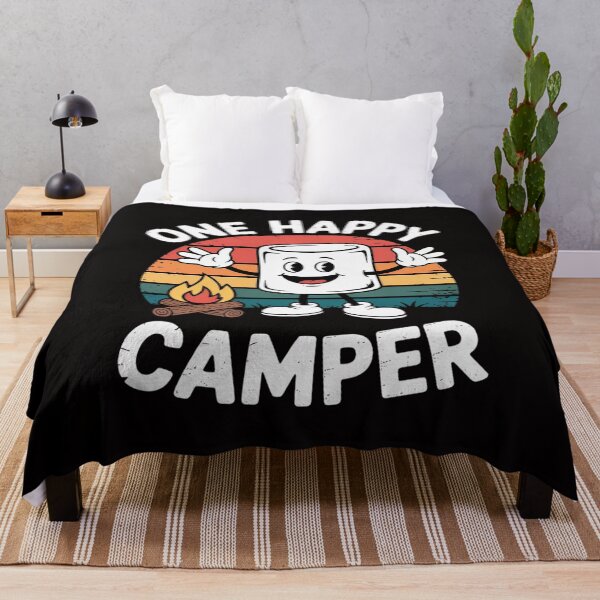 Item preview, Kids One Happy Camper Toddler Boy Marshmallow Camping designed and sold by BotboutiquePre.