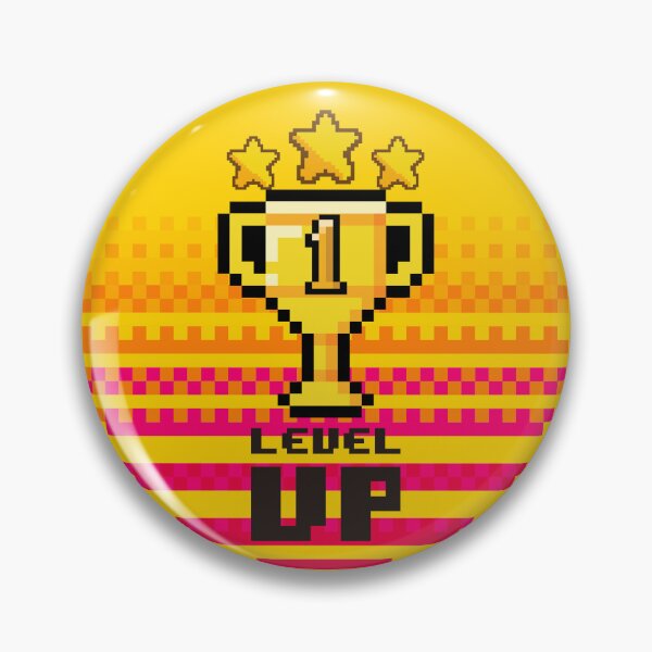 Item preview, Pixel Trophy Level Up – Retro Gaming Achievement Art designed and sold by DoveVonBucket.