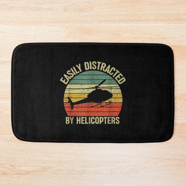 Item preview, Easily Distracted by Helicopters designed and sold by MerchDeviant.