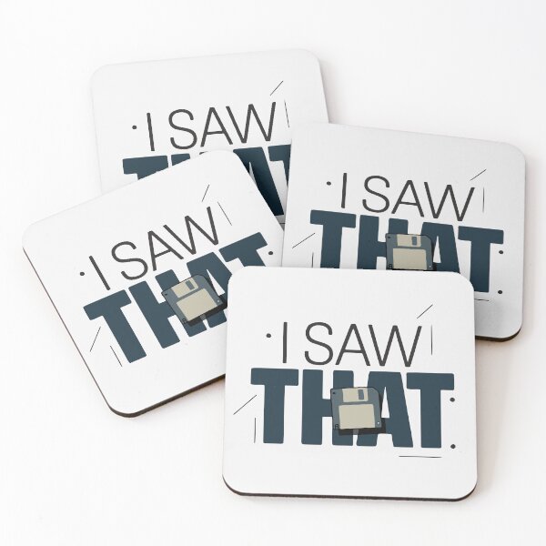 Item preview, I Saw That Floppy Disk Retro Tech Humor designed and sold by cabana.space.