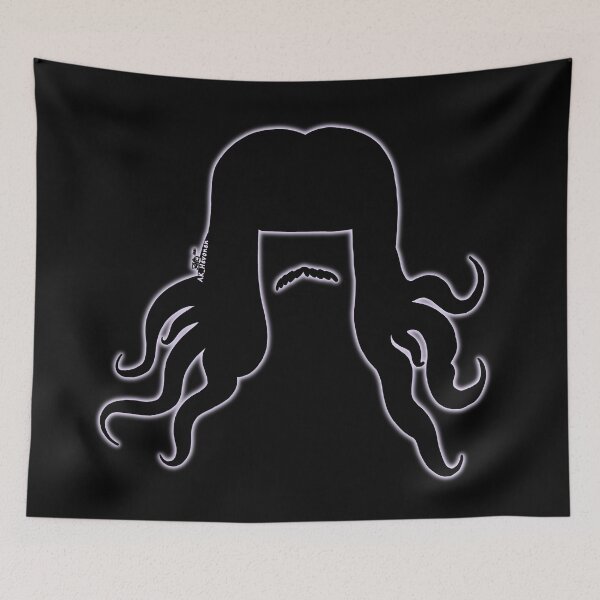 Item preview,  The Wig Man Glow, hand painted painting designed and sold by AK-Hevonen.