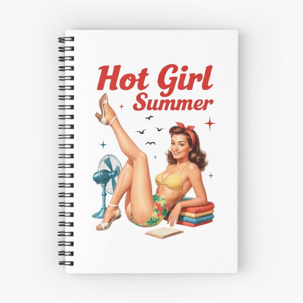 Item preview, Hot Girl Summer, Vintage Woman, Classic Pin Up Girl designed and sold by MamaSweetea.