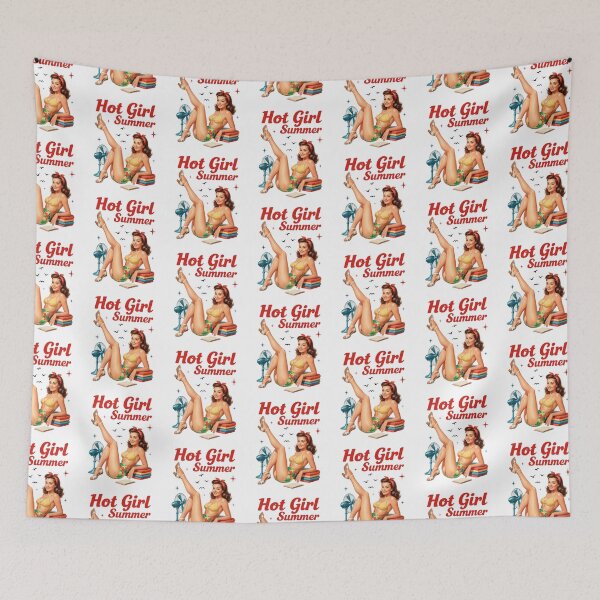 Item preview, Hot Girl Summer, Vintage Woman, Classic Pin Up Girl designed and sold by MamaSweetea.