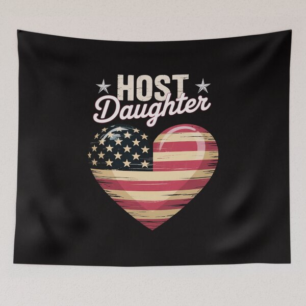 Item preview, Foreign Host Family Daughter Flag Exchange Student Gift designed and sold by BotboutiquePre.