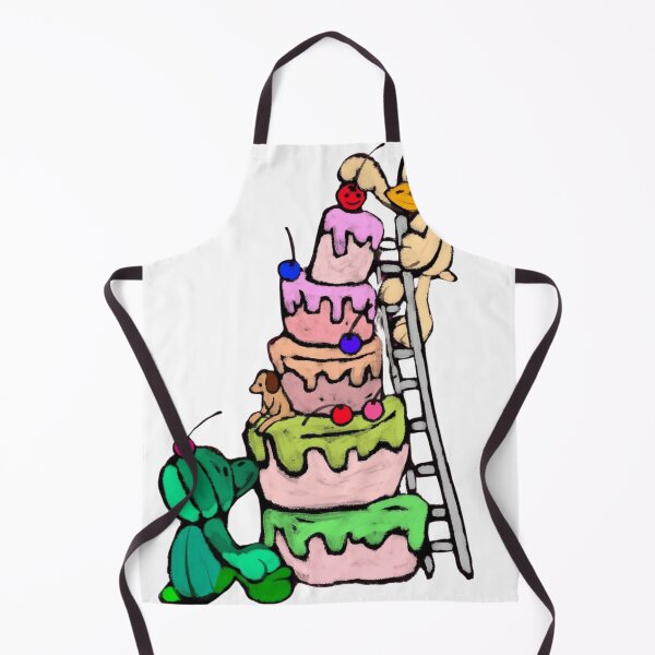 Item preview, Giant Fantasy Cake and Greedy Duck – Sweet Cartoon Illustration designed and sold by Canaart.