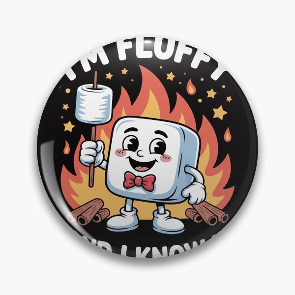 Item preview, Fluffy Marshmallow - Cozy Campfire, Hiking, Campers, Camping designed and sold by BotboutiquePre.
