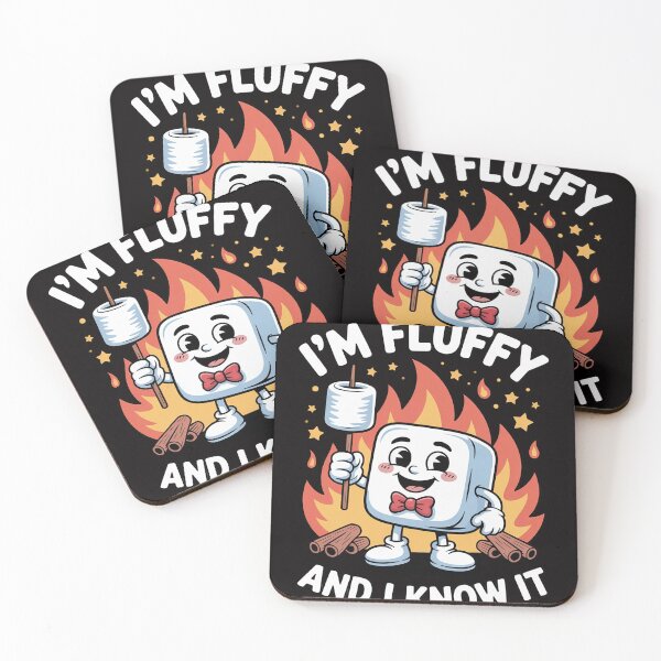 Item preview, Fluffy Marshmallow - Cozy Campfire, Hiking, Campers, Camping designed and sold by BotboutiquePre.