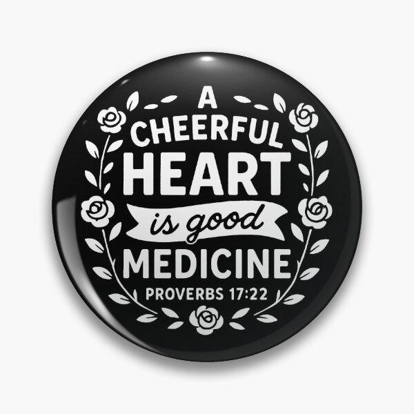 Item preview, Proverbs 17:22 A Cheerful Heart Is Good Medicine designed and sold by plushism.