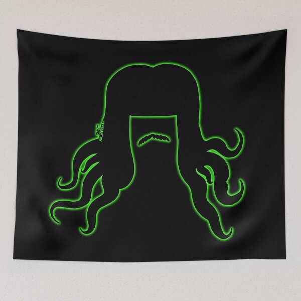 Item preview,  The Wig Man Glow, hand painted painting designed and sold by AK-Hevonen.