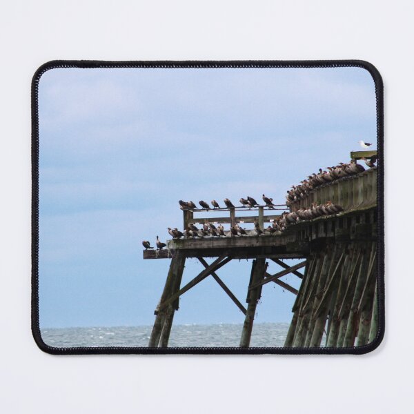 Item preview, Seabirds Resting on a Pier designed and sold by Cynthia48.
