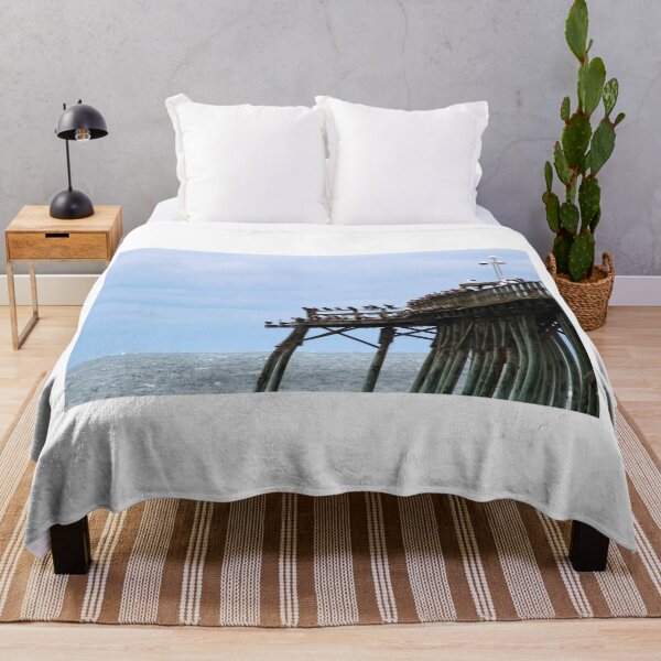 Item preview, Seabirds Resting on a Pier designed and sold by Cynthia48.