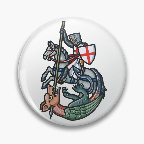 Item preview, St George and the Dragon (Mounted) designed and sold by abshierartwork.