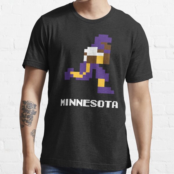 deadmansupplyco Vintage Football - Minnesota Vikings (White Vikings Wordmark) T-Shirt