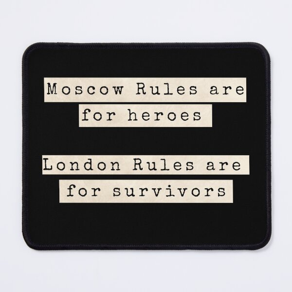 Item preview, Moscow Rules vs London Rules - Slow Horses Fan Art designed and sold by goldenbrown09.