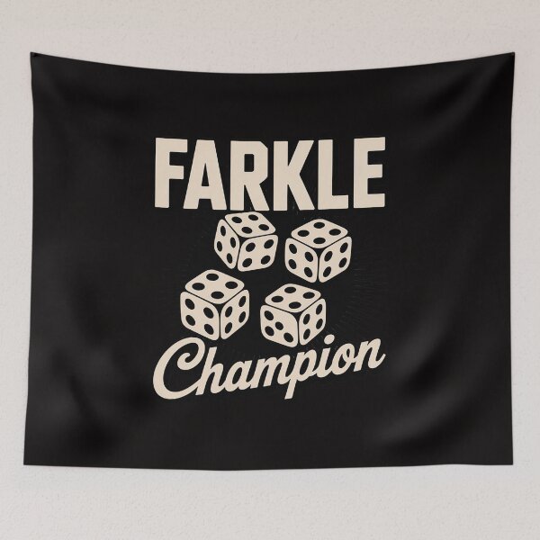 Item preview, Farkle Champion for Dice Board Game Night Lovers designed and sold by BotboutiquePre.