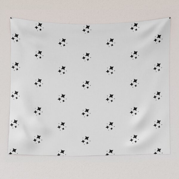 Item preview, Triple Star Harmony - Minimal Black Star Pattern designed and sold by VirellCo.