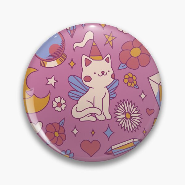 Item preview, Kawaii Fairycat Pattern by Tobe Fonseca designed and sold by Tobe Fonseca®.