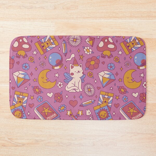 Item preview, Kawaii Fairycat Pattern by Tobe Fonseca designed and sold by Tobe Fonseca®.