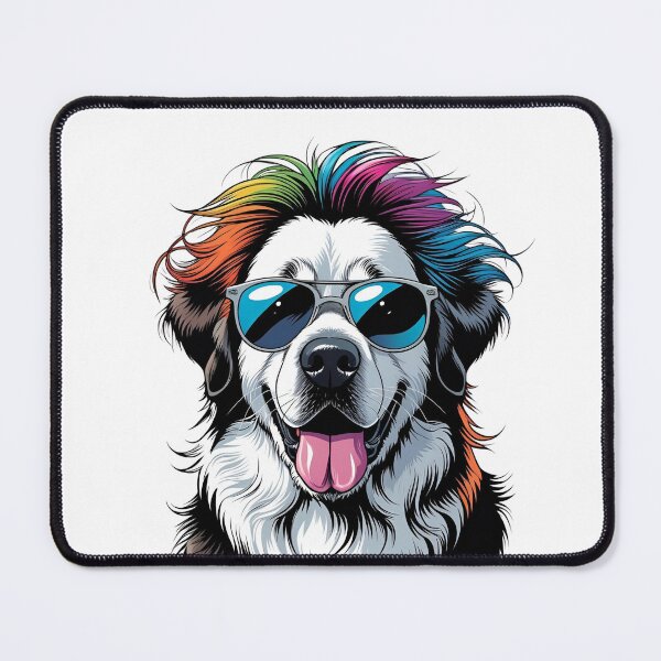 Item preview, Punk Newfoundland Dog Portrait designed and sold by Spectral2.