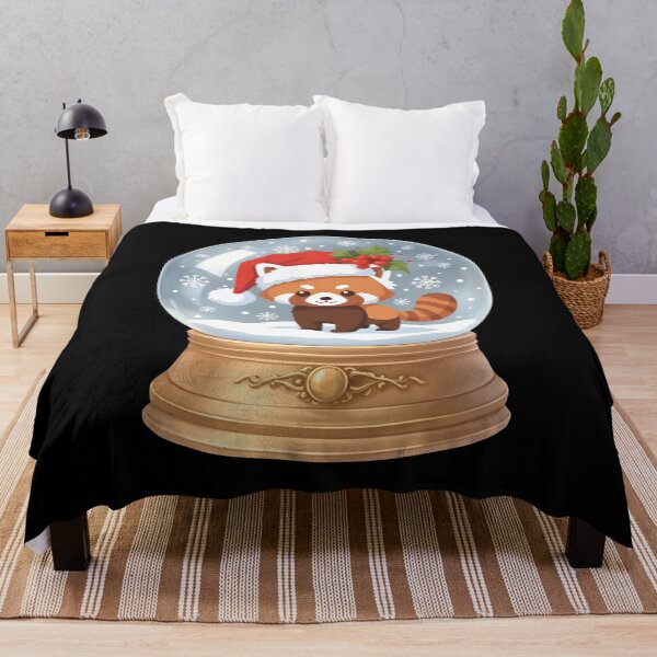 Item preview, Red Panda Snow Globe Christmas Animal Lover designed and sold by adiencarteras.